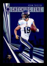 2019 Panini Phoenix #21 Adam Thielen Catching Fire Blue #/35
