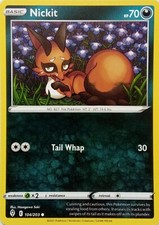 104/203 NICKIT | COMMON | EVOLVING SKIES POKEMON CARD