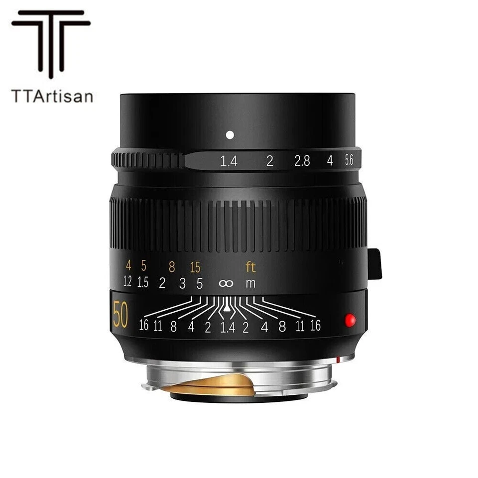TTArtisans 50mm F1.4 ASPH Full Fame Lens For Leica M Mount Camera M240 M5 M6 M9 - Image 2 of 4