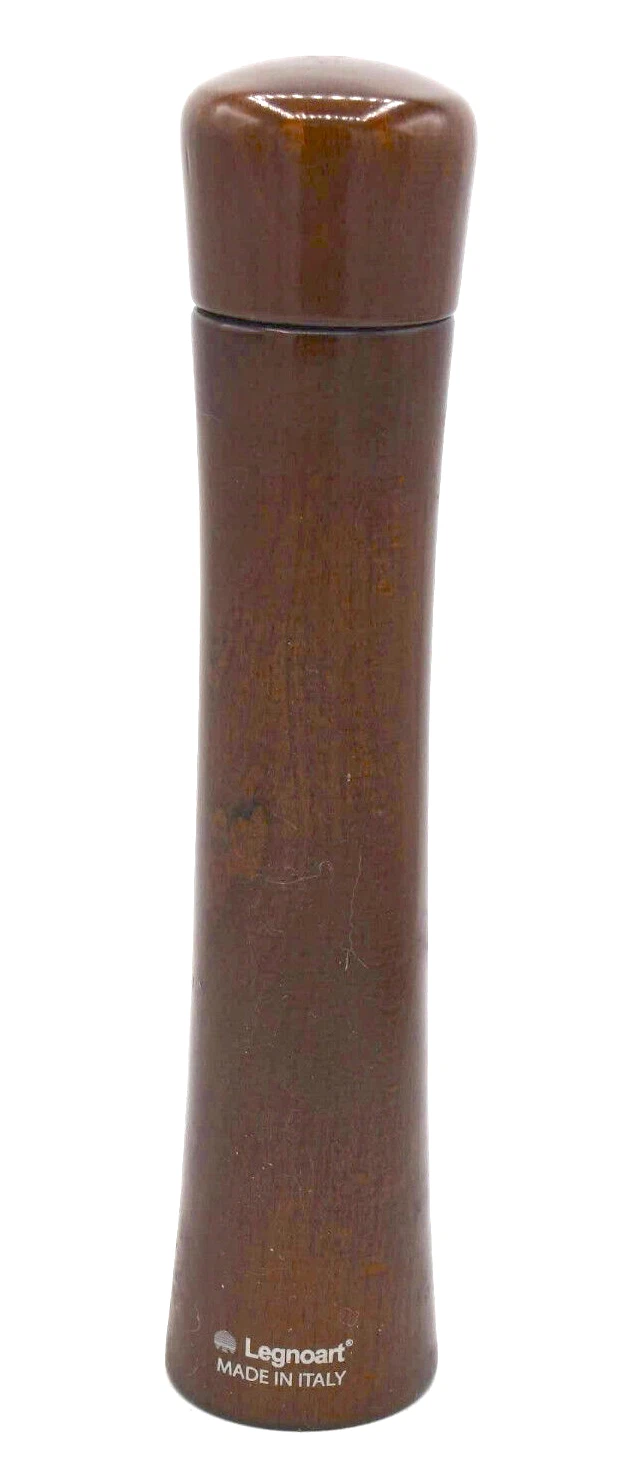 Legnoart Walnut Wood Pepper Mill Grinder 10" Nice Quality Kitchen Buffet Table