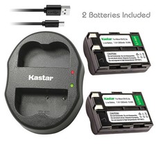 Kastar 2 Pack Battery  Charger for Nikon EN-EL3 EN-EL3A D50 D70 D70s D100 SLR