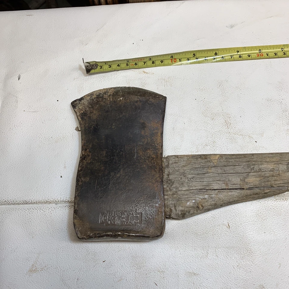 VAUGHAN SUB-ZERO TIERRA HUECA 3 1/2 CABEZA DE HACHA DE BROCA ÚNICA TALA VINTAGE EE. UU. Foto 2 de 4