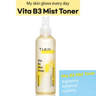 [TIAM] Vita B3 Mist Toner 200ml/6.76 FL.OZ. Niacinamide 3% Brightening Hydrating