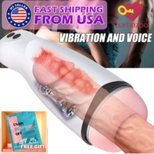 Male Masturbater Automatic Pussy Cup FOR MEN-Oral SEX Toy Masterbator-Handsfree
