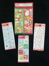 Assorted Christmas Stickers, 3 Hallmark Stickeroni, 2 Walmart Holiday Time