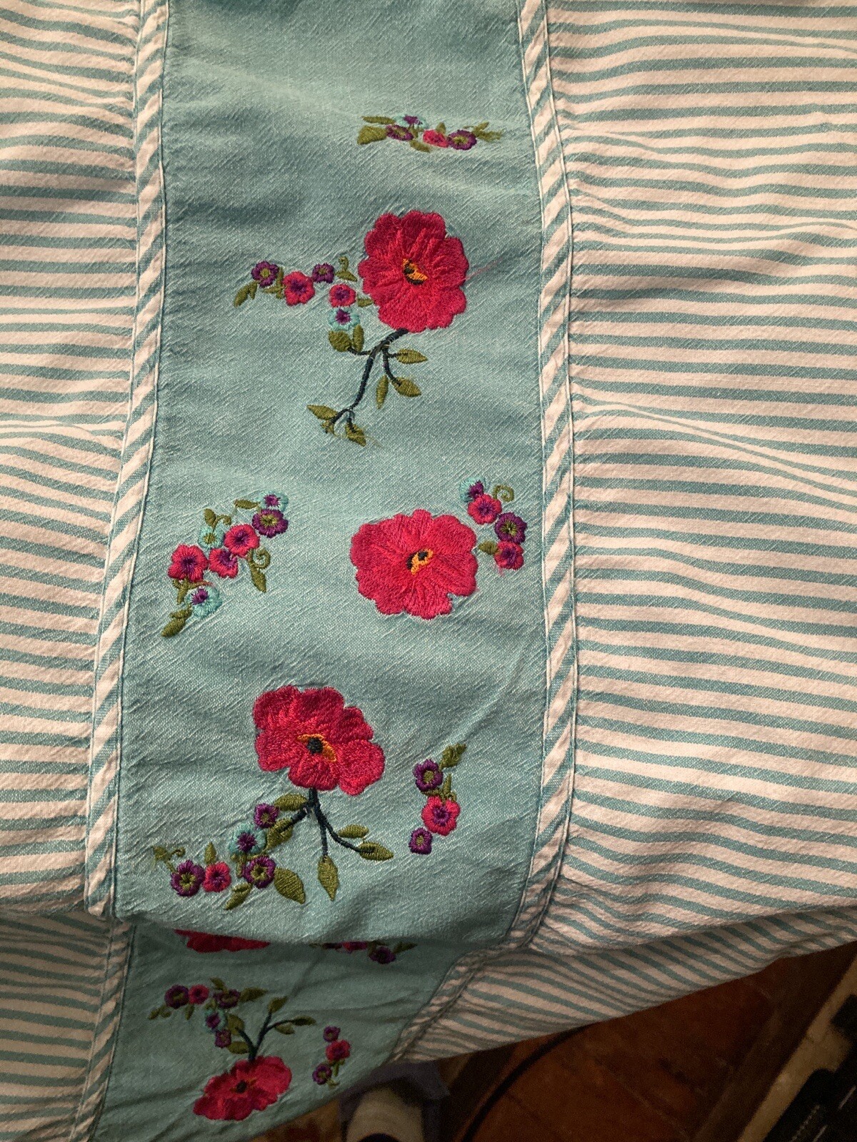 National Housedress Embroidered Floral House Dres… - image 6