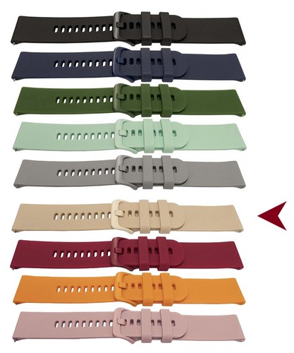 LIQUIDACIÓN Elite Silicona INTELIGENTE Correas de Reloj de Liberación Rápida 20mm-22mm 10 Colores - Imagen 2 de 12