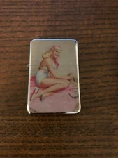 Brand New Star® Refillable Design Emblem Flip Top Lighter Sexy Fast Ship!