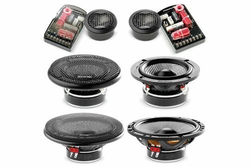 Focal ACCESS 165AS3 Set 3 Ways Woofer Mid Tweeter Crossover & Grid Coffers Car