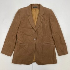Harve Benard Jacket 16 Brown Womens Jacket Plain Mid Length Pockets Classic