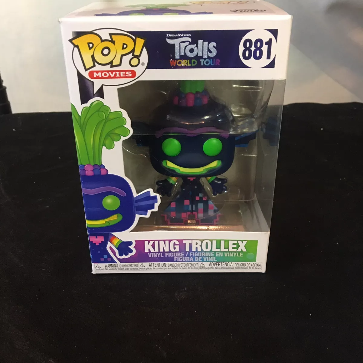 Funko Pop! Filme Trolls World Tour King Trollex 881 Colecionavel