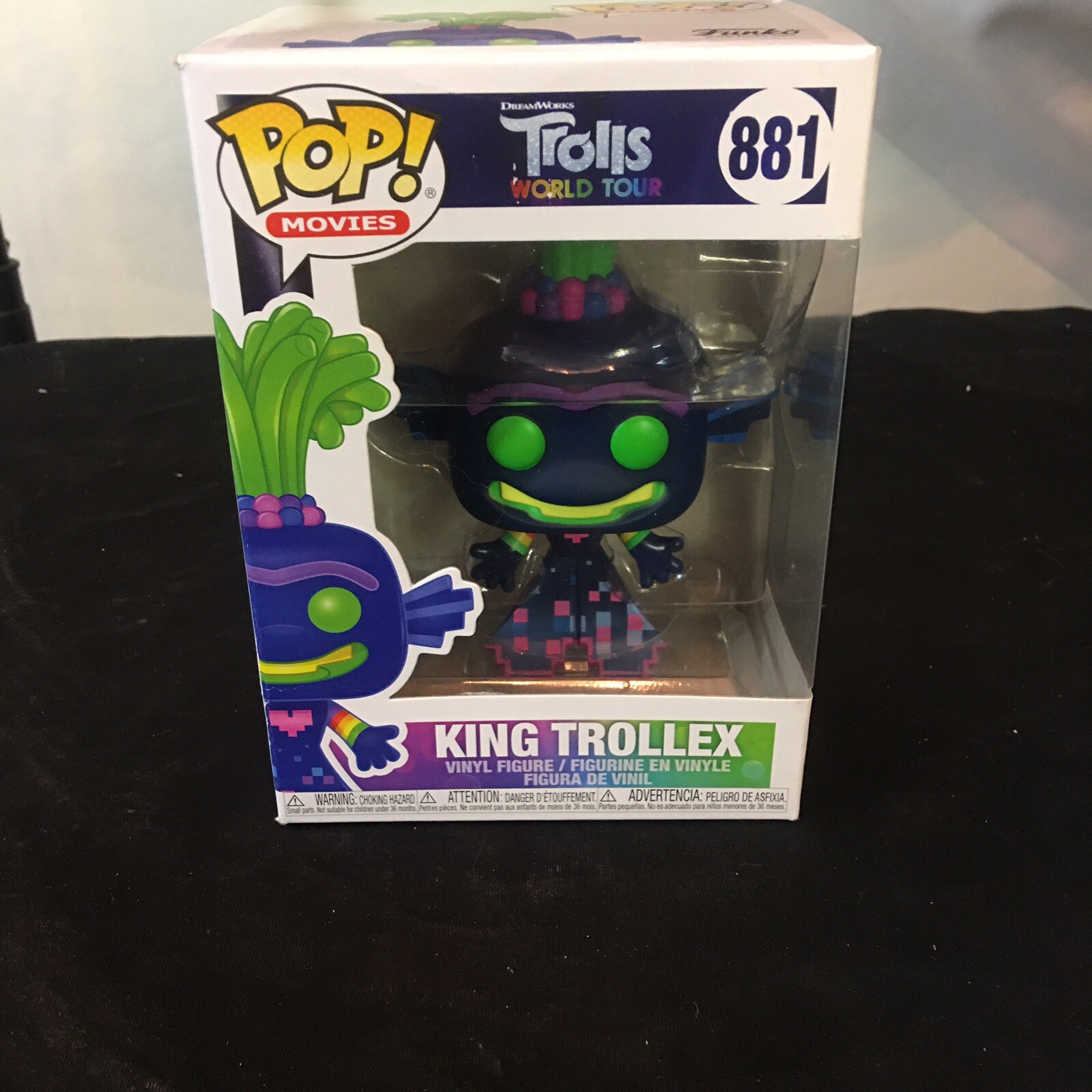 Funko Pop! Movies: Trolls World Tour - #881 King Trollex Nib