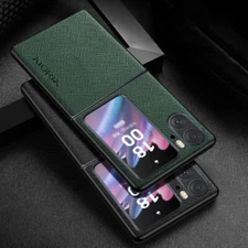 For Oppo Find N2 Flip, Luxury Shockproof Hybrid Matte PU Leather Case Cover