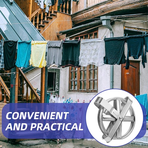 Pulley System Washing Line Clothes Lines Clothesline Baby Drying Rope - Picture 2 of 12