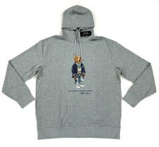 Polo Ralph Lauren Big  Tall Preppy Bear Polo Bear Hooded Hoodie Sweatshirt
