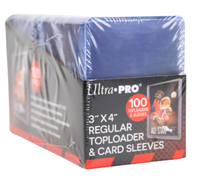 100 Ultra Pro Sleeves + 100 Toploader Standard Pokemon Magic Yugioh KartenhüLlen