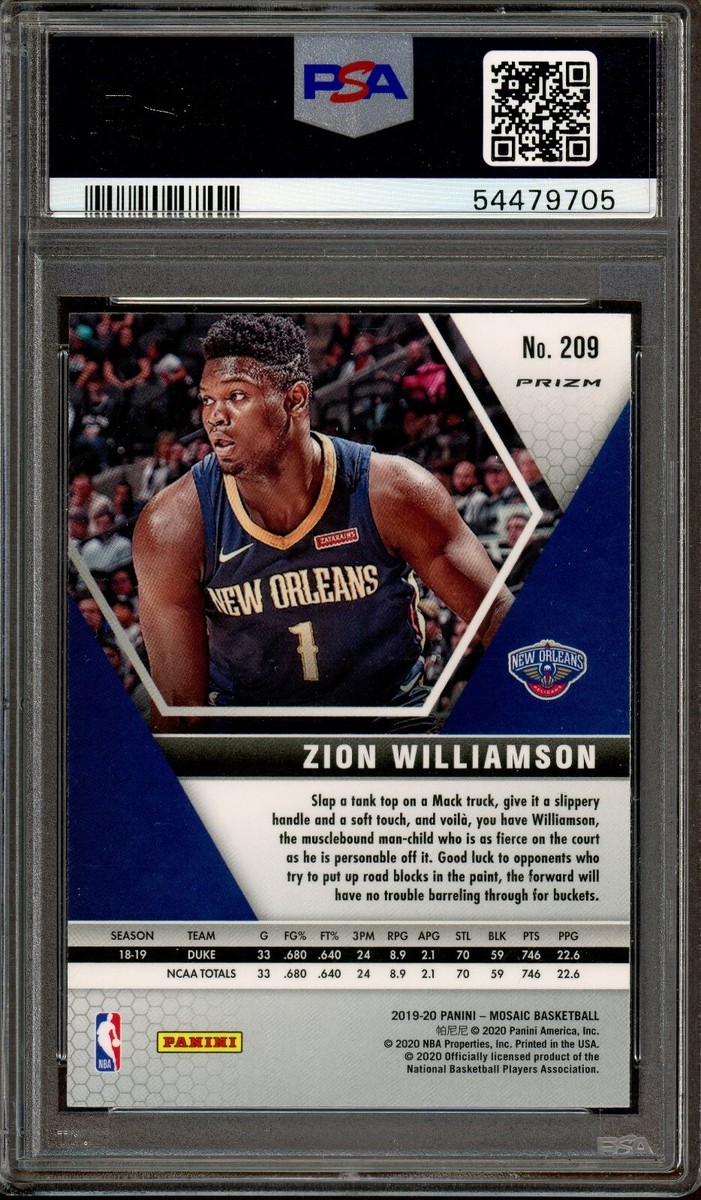 その他 PSA10 Zion Williamson Rookie Special RC ZION