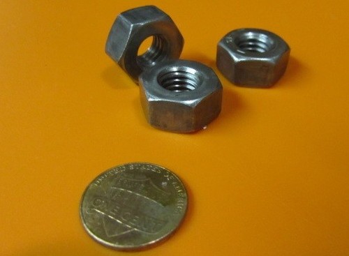 Grade 5 Steel, Heavy Wide Hex Nuts RH, 3/8"-16 x 11/16" W x 23/64" H, 100 Pc - Picture 6 of 12