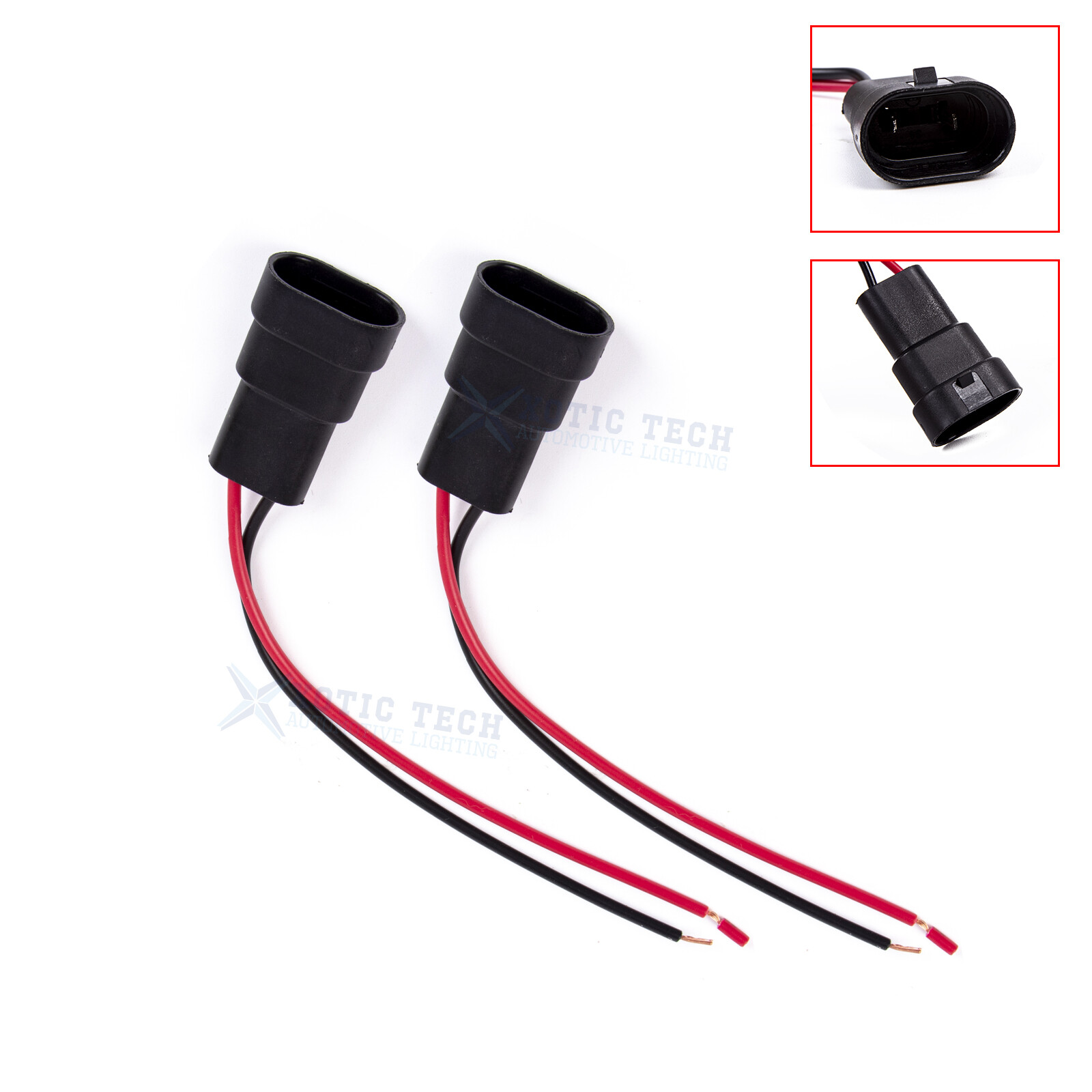 9005 9145 Male Socket Plug Wire Harness for LED Work Light Bar Fog Lamp ...