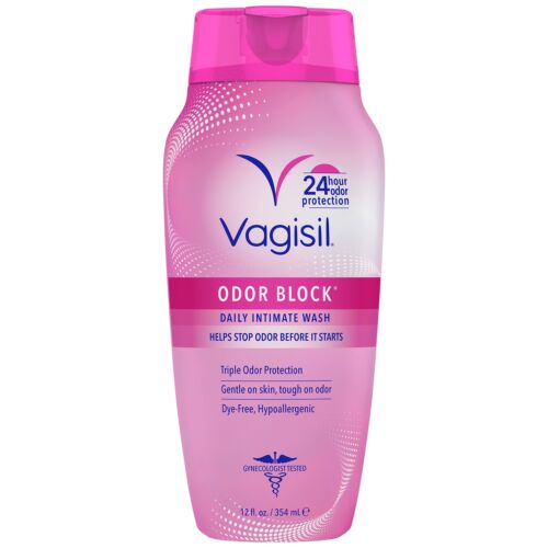 Vagisil Odor Block Daily Intimate Feminine Wash for Women Gynecologist Tested - Picture 1 of 6