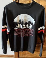 Stranger Things Black, Red, And White Sweatshirt Size Small