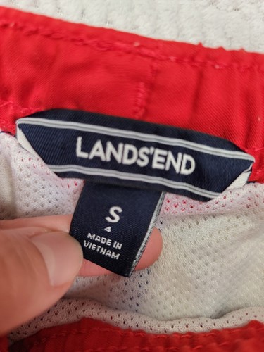 Lands End Swim Trunks Boys Size 4 Lined Shark Print Beach Swim Summer - Picture 4 of 6