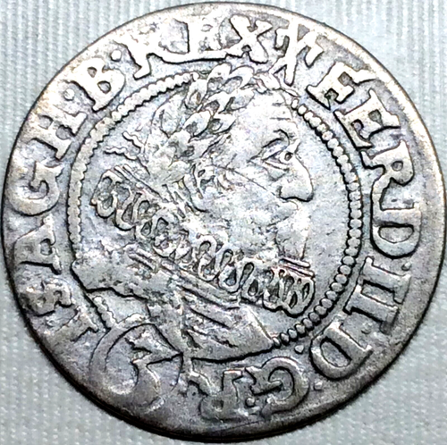 RDR 3 kreuzer 1620 Austria Ferdinand II silver