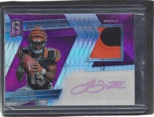 JOHN ROSS III 2017 SPECTRA ASPIRING PINK PRIZM PATCH AUTO RC #D 6/15