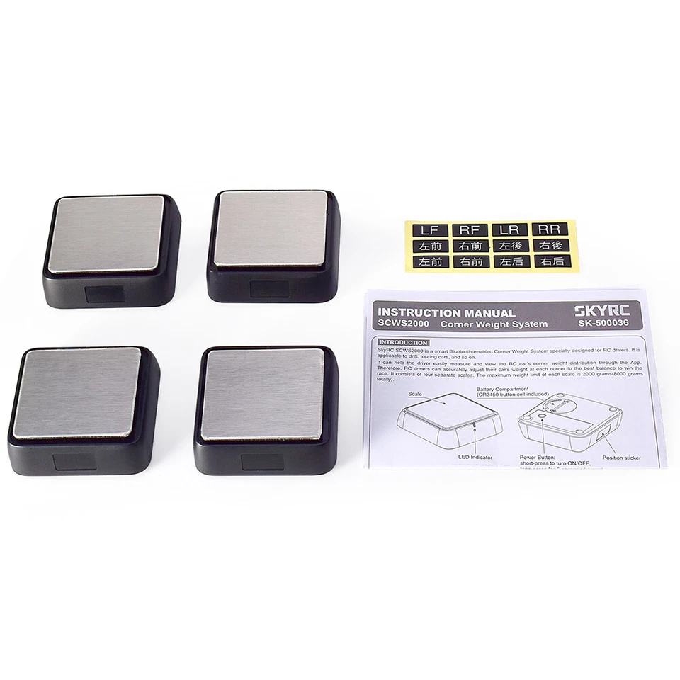 SKYRC Bluetooth Corner Weight SK-500036 Balancing Scale for 1/8 1/10 1/12 RC Car - Image 3 of 4