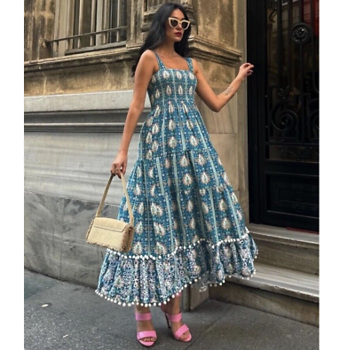 zara navy embroidered dress Zara – Rang Rasiya main image 1