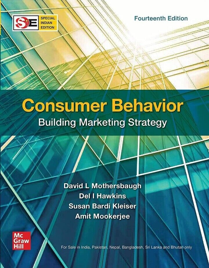 Consumer Behavior :Building Marketing Strategy 14e by