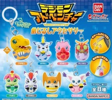 Digimon Adventure Mejirushi Accessory Capsule Toy Complete 8 Types set Gacha