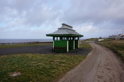 Foto 6x4 Seaside Shelter, Queen's Promenade, Blackpool Bispham c2019