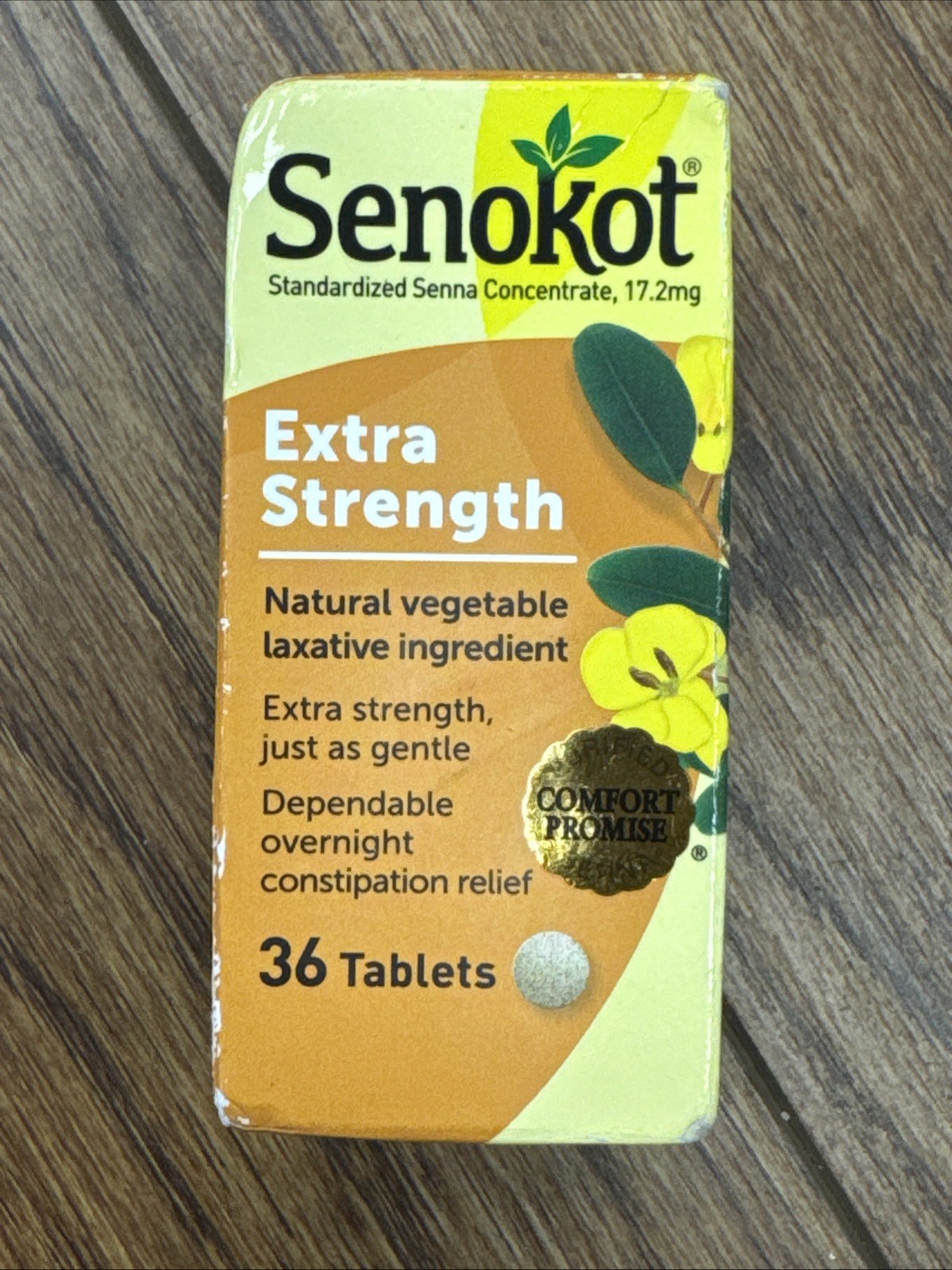 SM Senokot 17.2mg Extra Strength Colitis Treatment Tablet 12 Count 03/2028