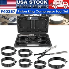 Piston Ring Compressor Tool Set 940387, Piston Size from 2-7/8" to 4-3/8"