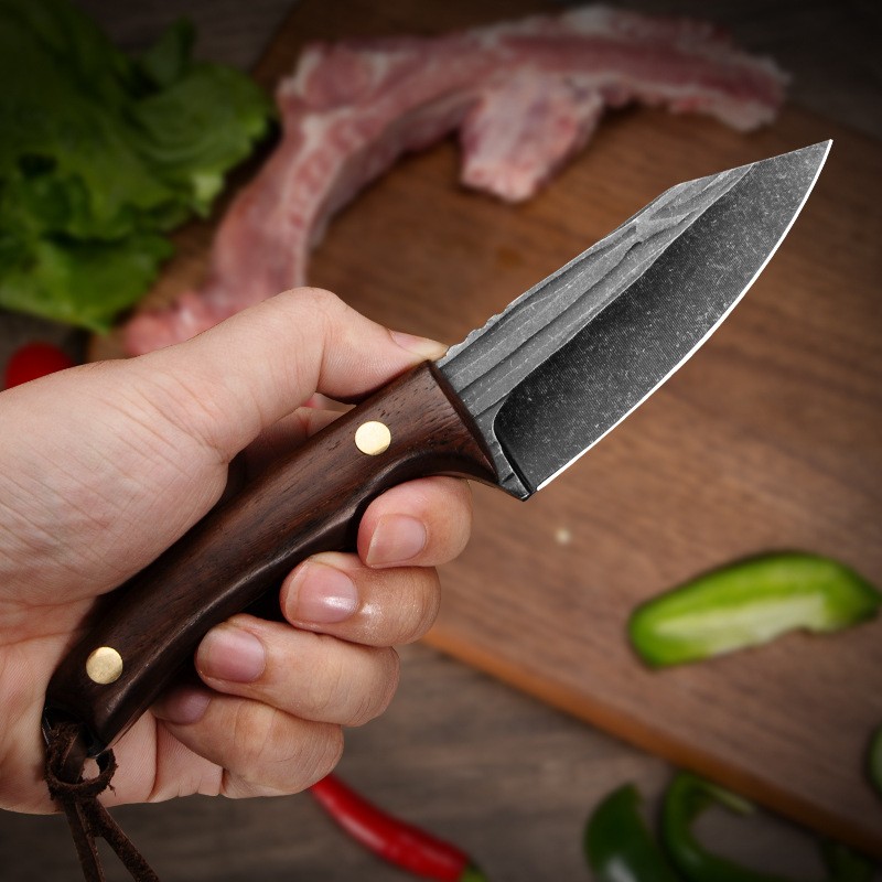 3 Pcs Kitchen Knives Set Handmade HAND FORGED CARBON STEEL CHEF KNIFE Set Knives