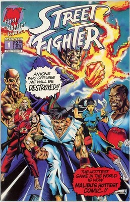 Street Fighter #1 1993 Malibu Comics VF Comic Book