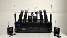 Shure ULX-D Digital Wireless Handheld Microphone 4 Pack Kit (H50: 534-598 MHz)