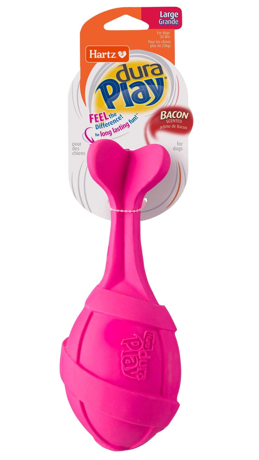 Hartz Dura Play Rocket Dog Toy, Large, Latex, Color May Vary
