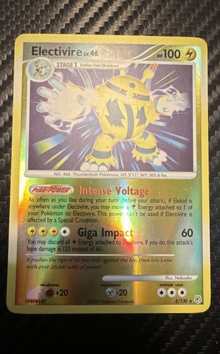 Electivire 3/130 Diamond and Pearl Reverse Holo