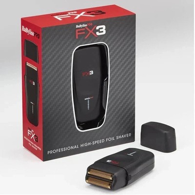 BaByliss PRO FX3 Professional High Speed Foil Shaver - Matte Black (FXX3SB)