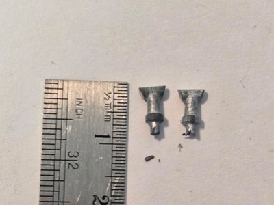 Ship Model Fittings Parts 2 White Metal 6mm x 4mm Galley Stack Vent