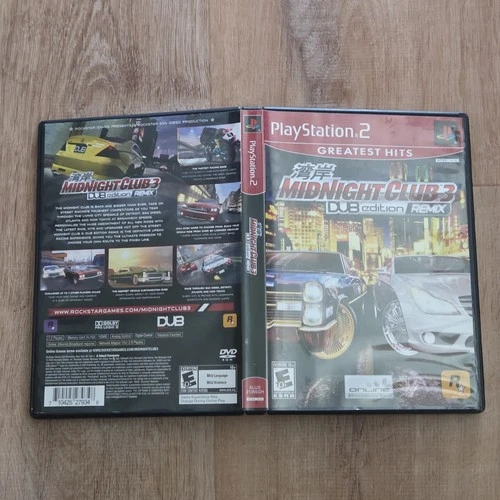 Midnight Club 3 DUB Edition Remix Playstation 2 PS2 Complete