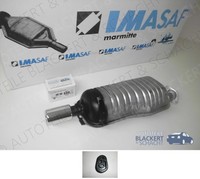 Imasaf Auspuff Endtopf+ZubehöR für Ford Fiesta III 1.8 Xr2I 16V 02/1992-05/1992