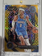 SHAI GILGEOUS-ALEXANDER 2024-25 PANINI SELECT #262 COURTSIDE GOLD PRIZM 8/10