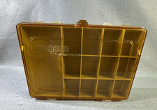 Vintage Plano Magnum 1122 Double Sided Tackle Box Organizer Case USA