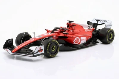 C. Leclerc Ferrari SF-23 #16 2nd Las Vegas 2023 Formule 1 1:18 Bburago 16812LL - Photo 1/2