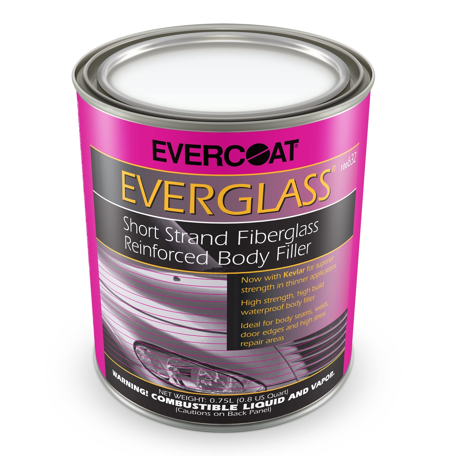 Evercoat Everglass Short Strand Fiberglass Reinforced Filler - Waterproof Filler