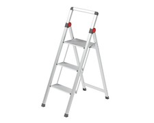 GIERRE BS301 Hockerleiter Gierre Mini Slimstep nur 5 cm Stellfl&auml;che | Aluminium