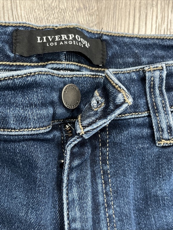Liverpool Women's Size 6 28 Abby Skinny Jeans Denim Blue Jeans Los Angeles